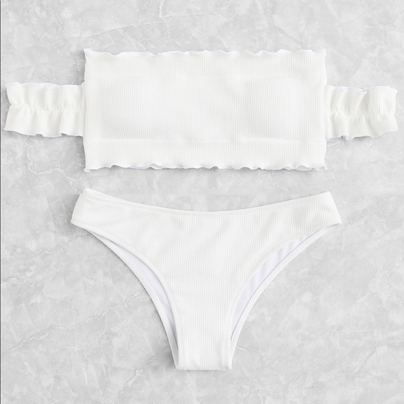 shein white bathing suit